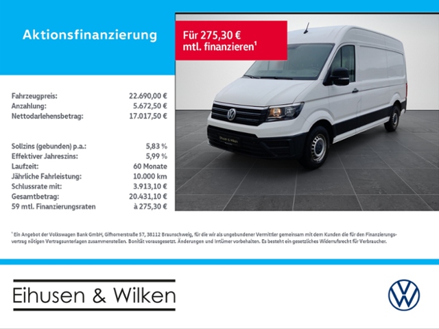 VW - Crafter Kasten 35+HOCHDACH+AHK+FSE+_1