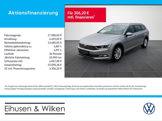 VW - Passat Variant 1.8+TSI+COMFORTL+LED+NAVI+AHK+_1