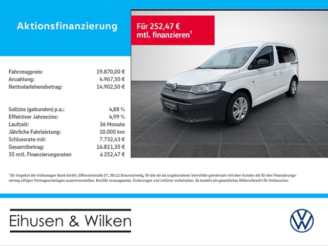 VW - Caddy 2.0+TDI+KLIMA+MFA+MFL+DAB+_1