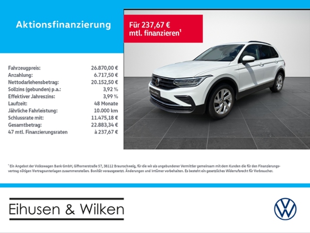 Volkswagen Tiguan 1.5+TSI+LIFE+HEAD UP+AHK+LED+APP+
