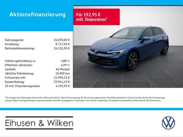VW - Golf VIII 1.5+DSG+STYLE+50 JAHRE+HU+DCC+PANO+_1