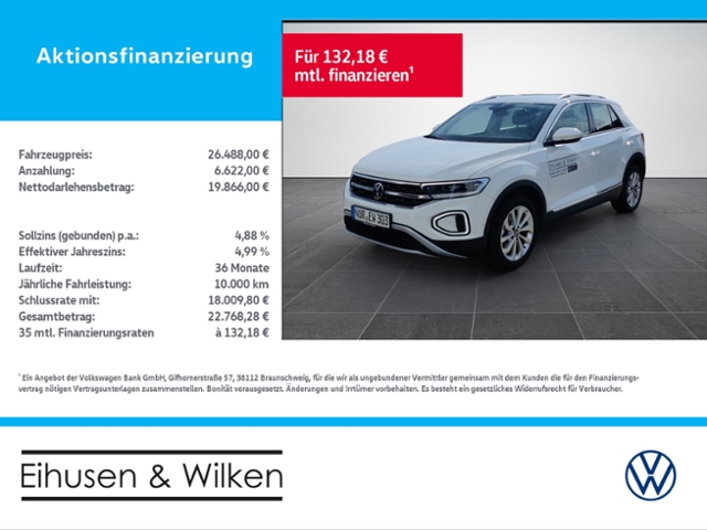 VW - T-Roc 1.0+TSI+STYLE+KLIMA+LED PLUS+ACC+_1
