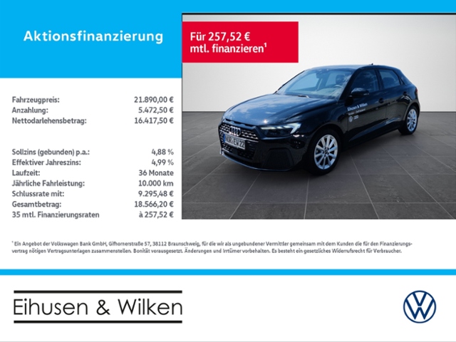 Audi - A1 Sportback 25 TFSI 70(95) kW(PS) Schaltgetrieb_1 Audi - A1 Sportback 25 TFSI 70(95) kW(PS) Schaltgetrieb_1